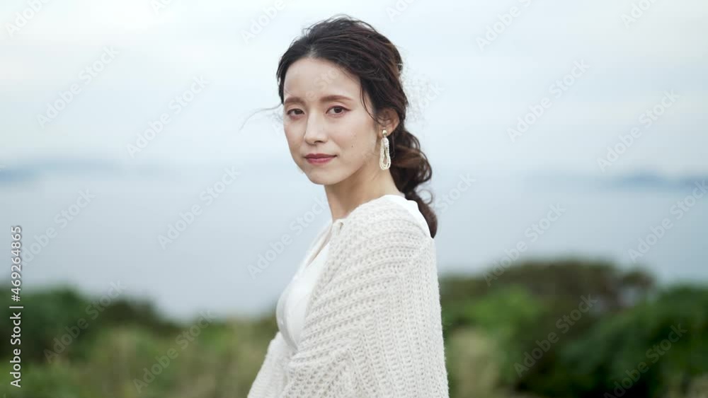 ウェディングドレスを着た花嫁 ウェディングドレスを着た花嫁