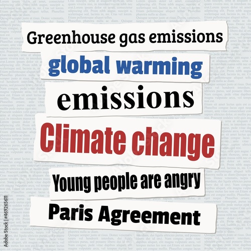 Global warming newspaper headlines