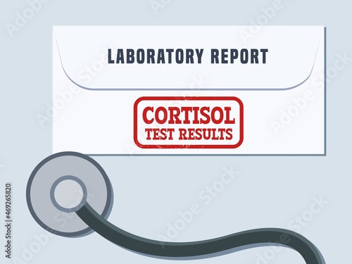 Cortisol hormone blood test lab results