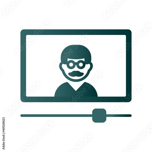 Tutorials Glyph Gradient Vector Icon Design