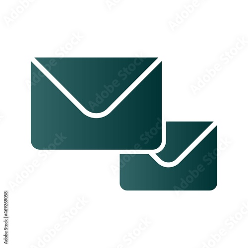  communications Glyph Gradient Vector Icon Design