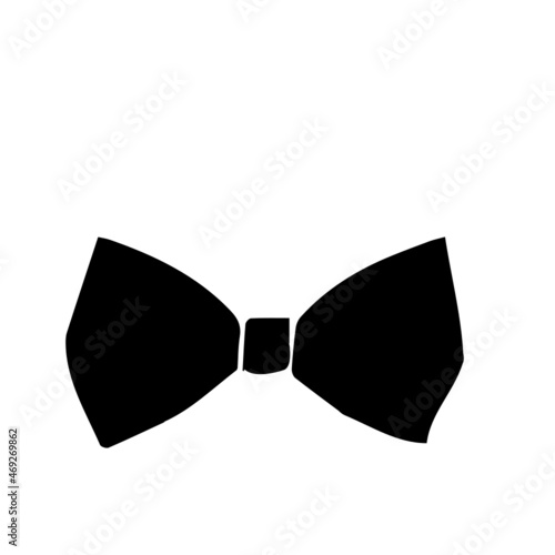 black bow tie