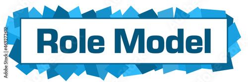 Role Model Blue Random Shapes Horizontal 