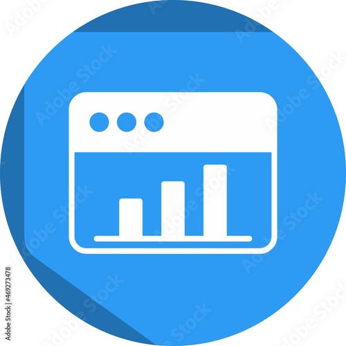 profits Glyph Circle Vector Icon Design