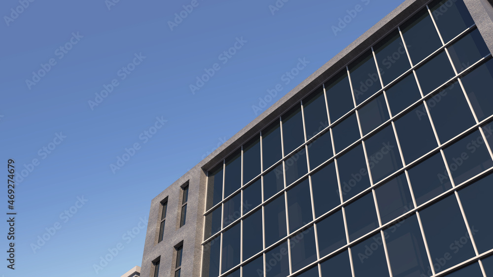 architecture building with glass facade clear sky architecture building with glass facade clear sky