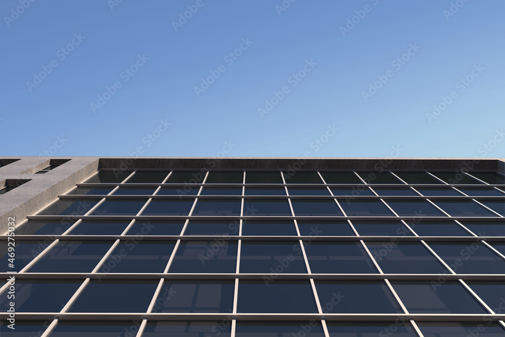 architecture building with glass facade clear sky architecture building with glass facade clear sky