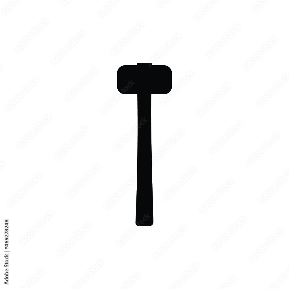 construction hammer on a white background. Construction tool. Vector illustration. construction hammer on a white background. Construction tool. Vector illustration.
