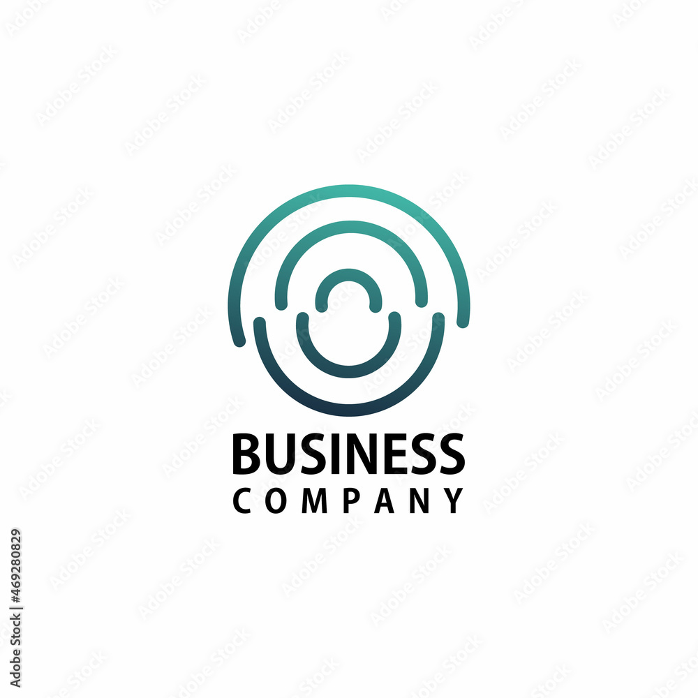 circle maze logo design vector, technology logos circle maze logo design vector, technology logos