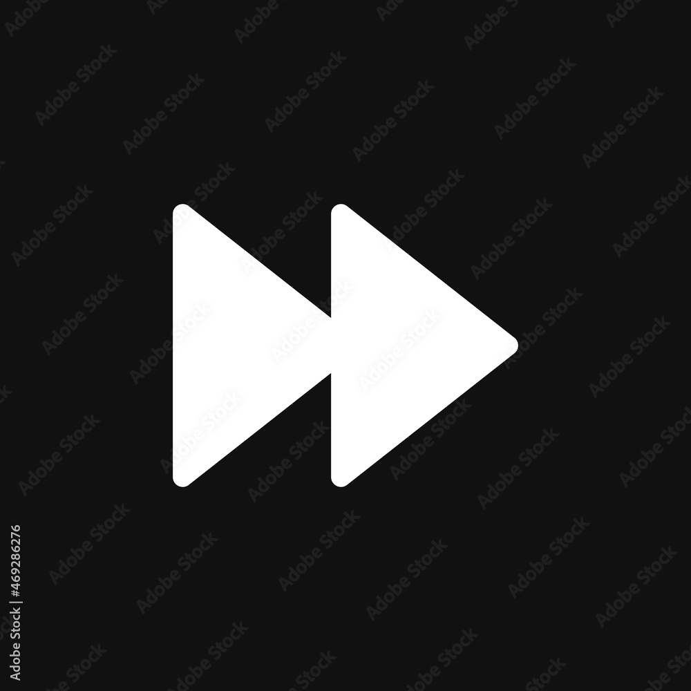 Fast forward double right arrows icon Fast forward double right arrows icon