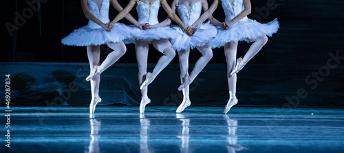 Fototapeta Naklejka Na Ścianę i Meble -  Swan Lake ballet.