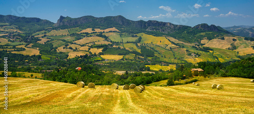 Rural landscape near Verucchio and San Marino, Emilia-Romagna photo