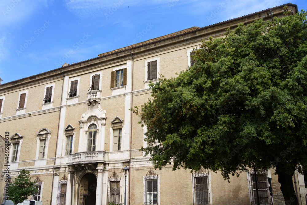 Historic palace in Fano, Italy