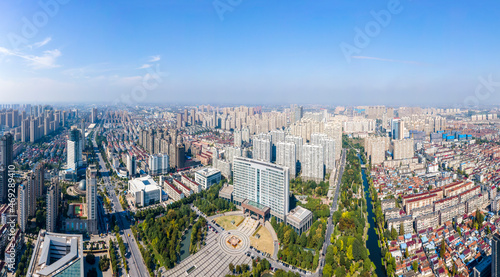 Fototapeta Naklejka Na Ścianę i Meble -  Aerial photography of Hai'an city scenery