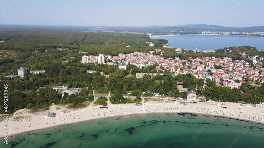 Amazing Aerial view of South Beach of town of Kiten, Burgas Region, Bulgaria Amazing Aerial view of South Beach of town of Kiten, Burgas Region, Bulgaria