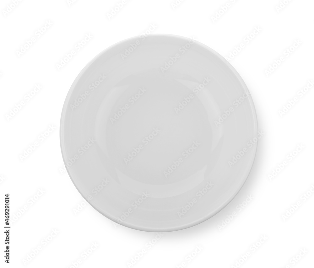 White ceramic bowl isolated on white background. Top view White ceramic bowl isolated on white background. Top view