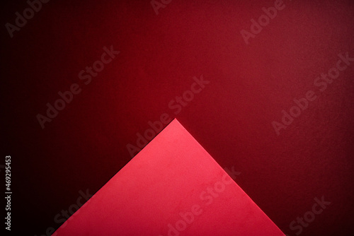 red triangle background
