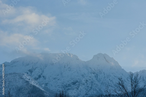 snow covered mountains © Piotr