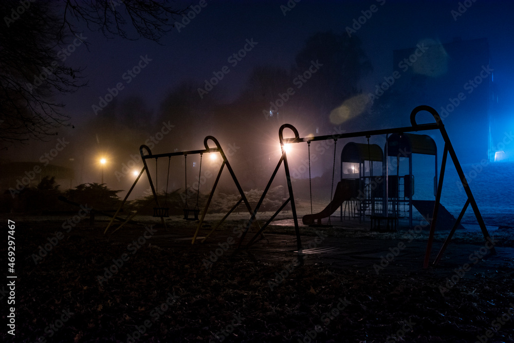 park w nocy