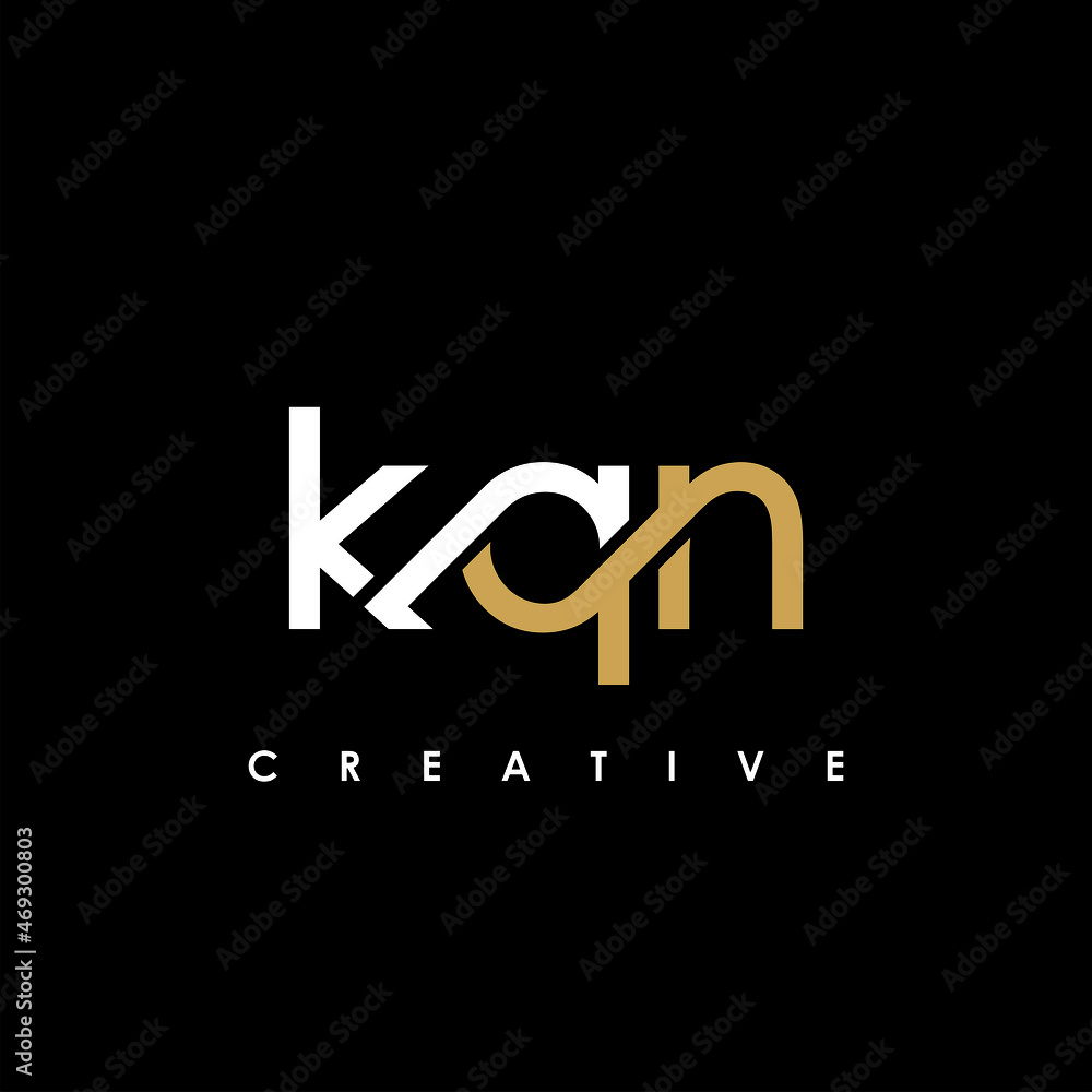 KQN Letter Initial Logo Design Template Vector Illustration