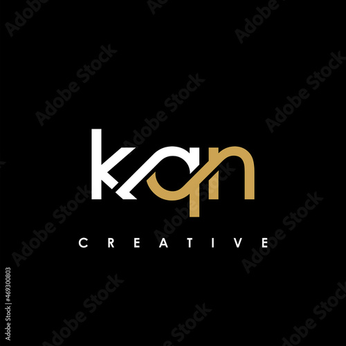 KQN Letter Initial Logo Design Template Vector Illustration