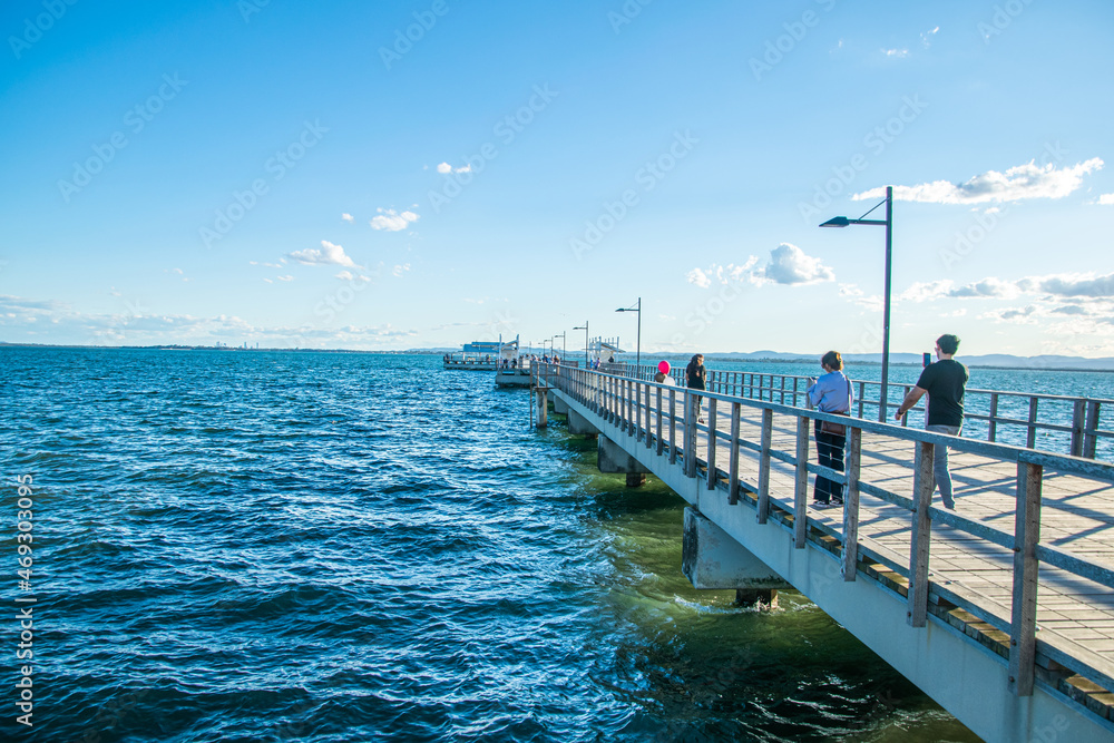 Jetty in Redcliffe, Queensland, Australia