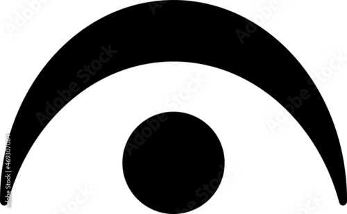 Fermata vector icon. Symbols related to music.