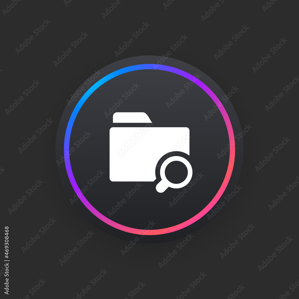 Search Folder - UI Icon Search Folder - UI Icon