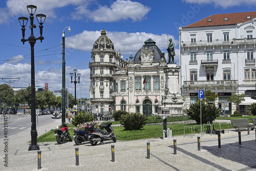 Largo da Portagem square or Toll Square, Coimbra, Beira, Portugal