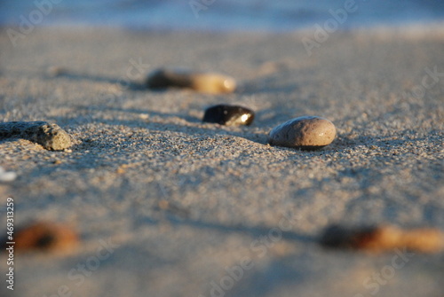 Piedras en la arena 
