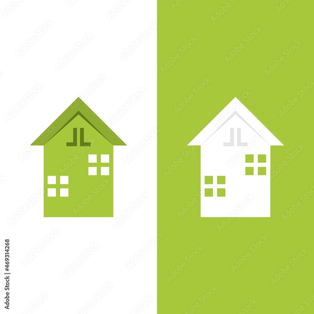 green home vector template green home vector template