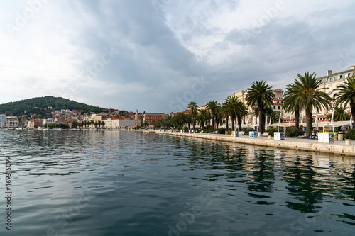 harbor and waterfront in downtown Split © makasana photo