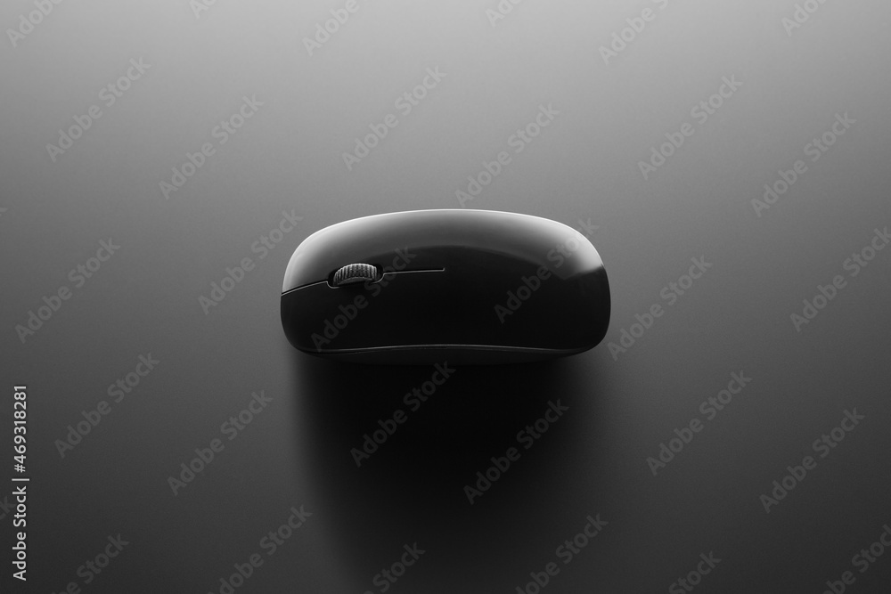 Creative Still-Life - Office mouse on smooth gradient background Creative Still-Life - Office mouse on smooth gradient background