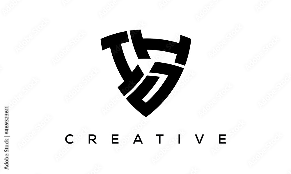 IDI letters logo, security Shield logo vector IDI letters logo, security Shield logo vector