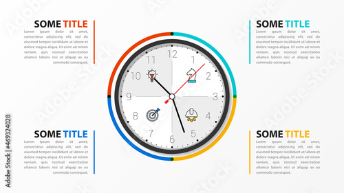Infographic design template. Creative concept with 4 steps