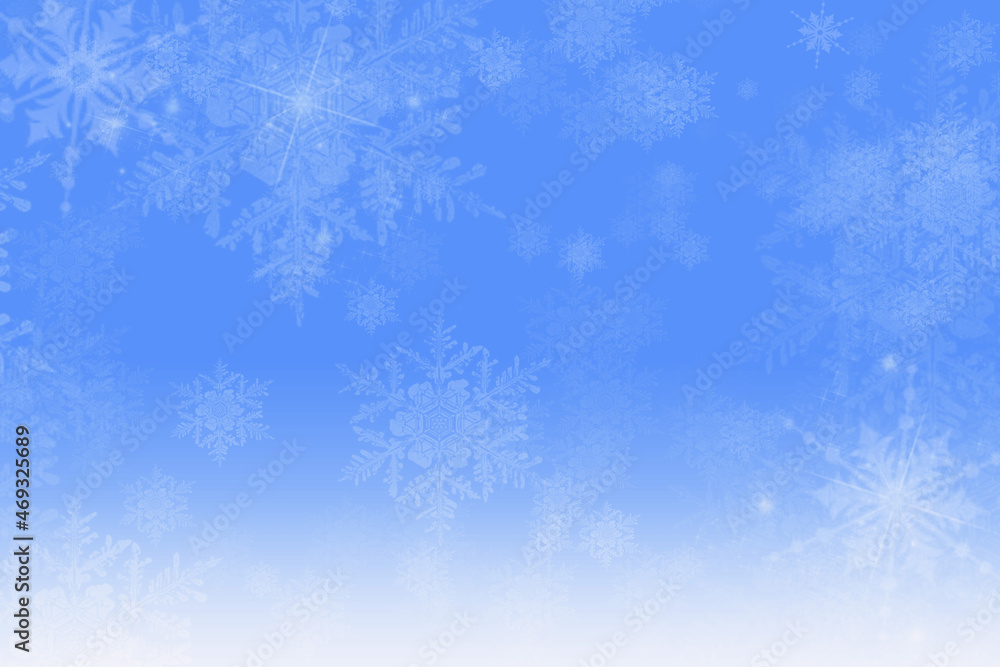 blue abstract christmas background