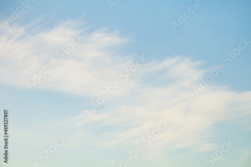 Fototapeta Naklejka Na Ścianę i Meble -  Nature Sky Background of cirrus cloud