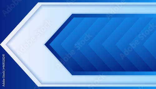 Modern abstract blue arrow game technology background. Vector abstract graphic design Banner Pattern background template.