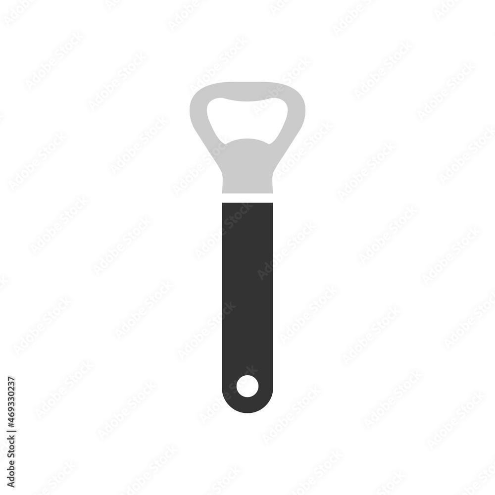 Bottle opener vector icon on white background. Abstract web template with bottle opener. Vector isolated symbol illustration. Bottle opener vector icon on white background. Abstract web template with bottle opener. Vector isolated symbol illustration.