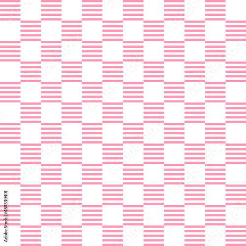 Fototapeta Naklejka Na Ścianę i Meble -  Classic seamless checkered pattern design for decorating, wrapping paper, wallpaper, fabric, backdrop and etc.