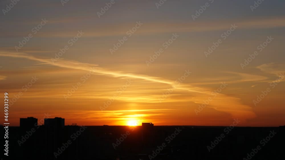 Sunrise timelapse clouds colorful sky Sunrise timelapse clouds colorful sky