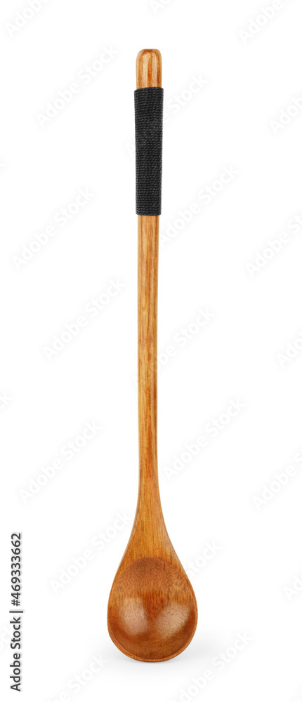 Wooden spoon isolated on white background Wooden spoon isolated on white background