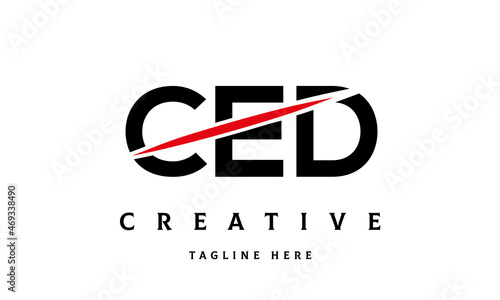 CED creative three latter logo