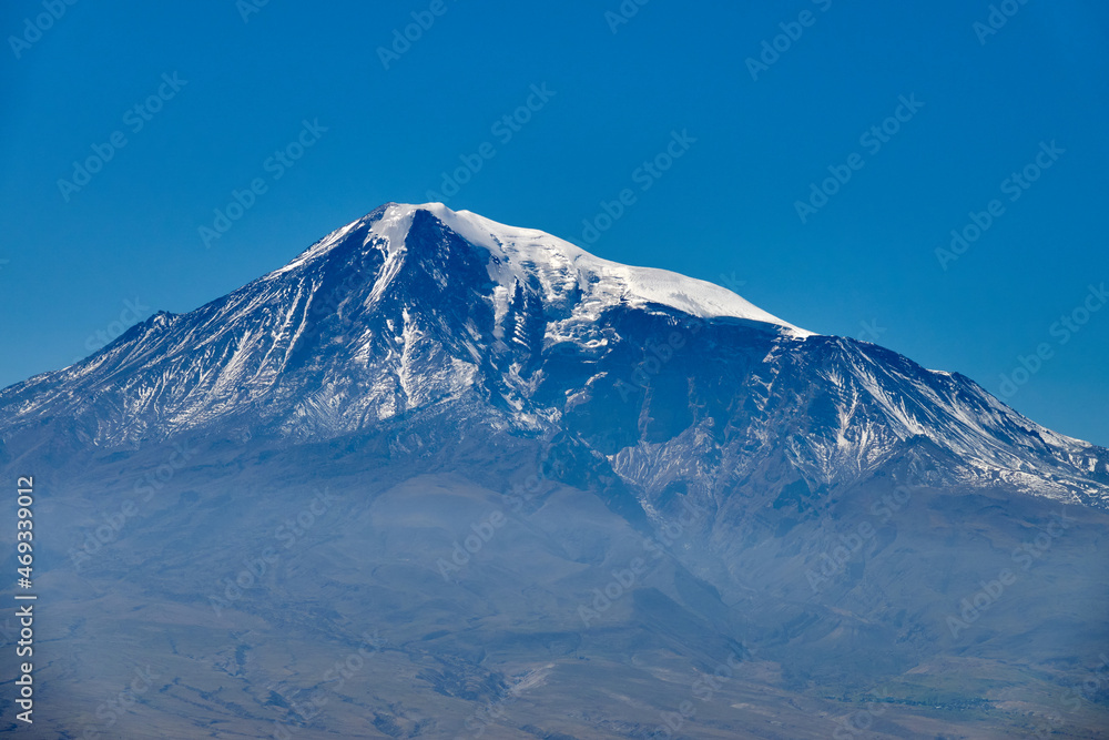 Snowy Summit of Ararat Mountain