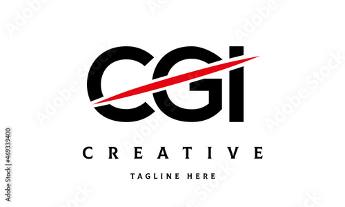 CGI creative three latter logo