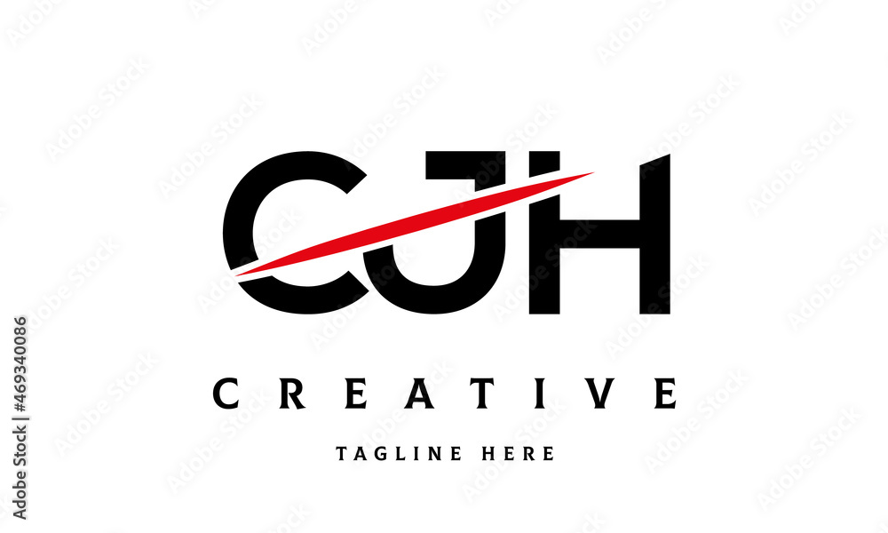CJH creative three latter logo CJH creative three latter logo