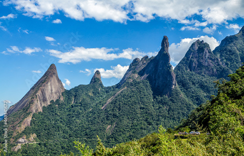 God  s Finger peak in Teresopolis Mountains  Rio de Janeiro  Brasil