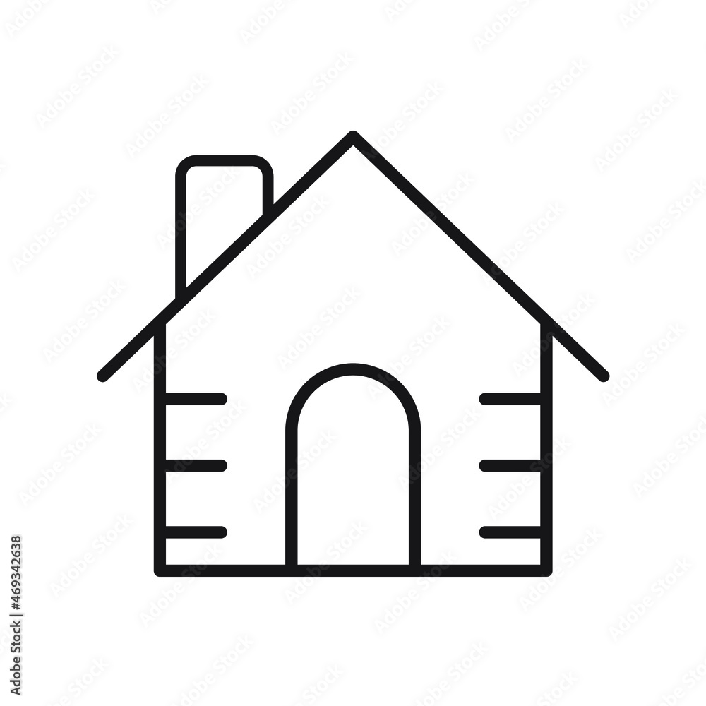Home icons symbol vector elements for infographic web Home icons symbol vector elements for infographic web