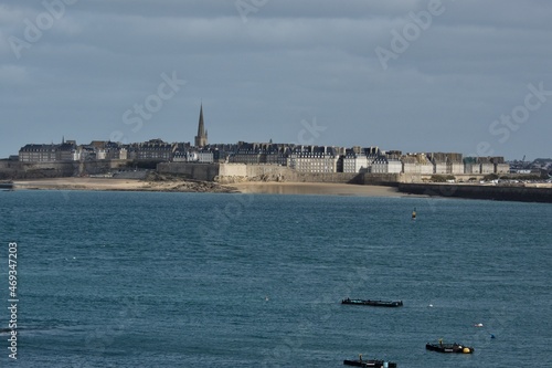 The city of Saint Malo, Brittany France.