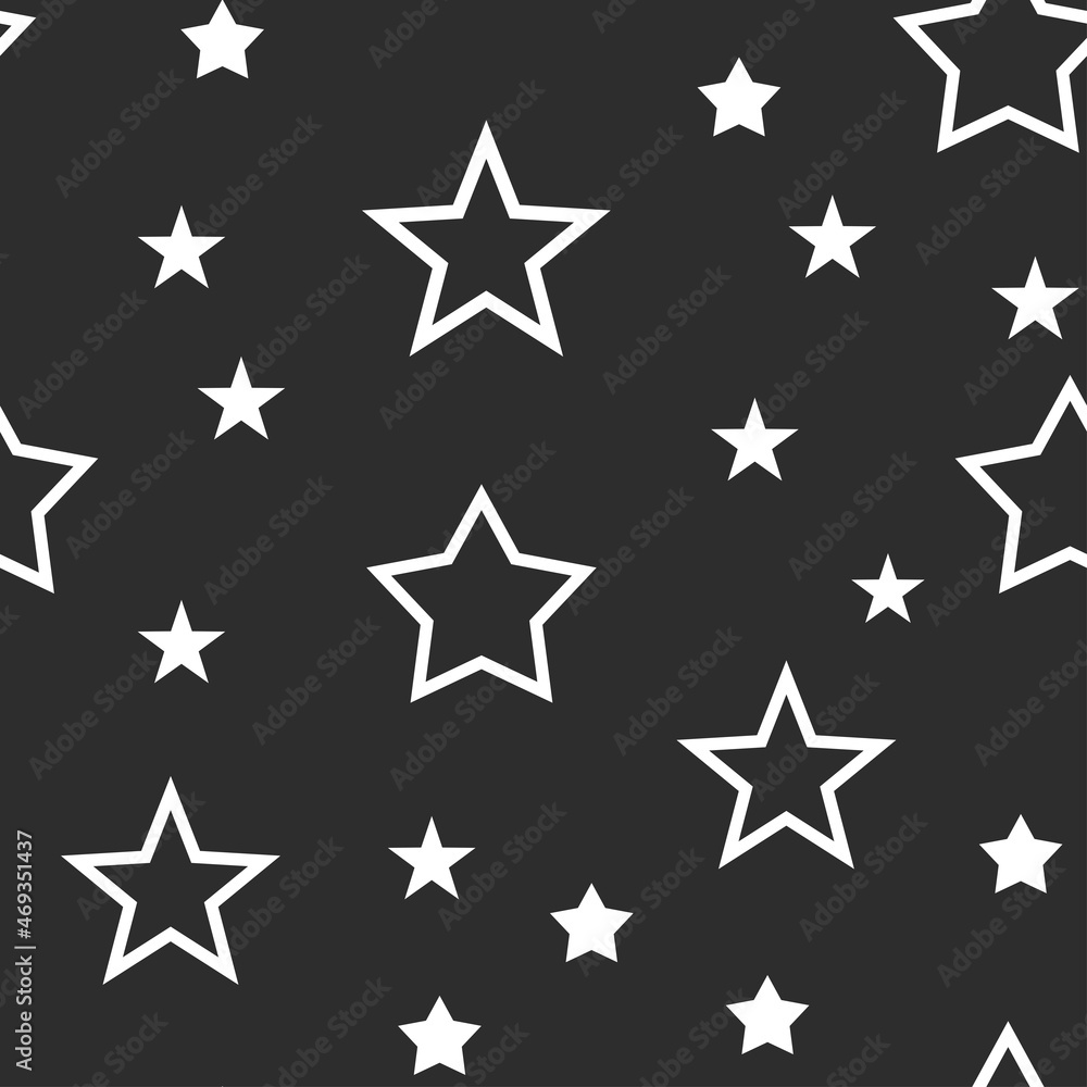 Star icons seamless pattern. Texture background with stars. Star icons seamless pattern. Texture background with stars.