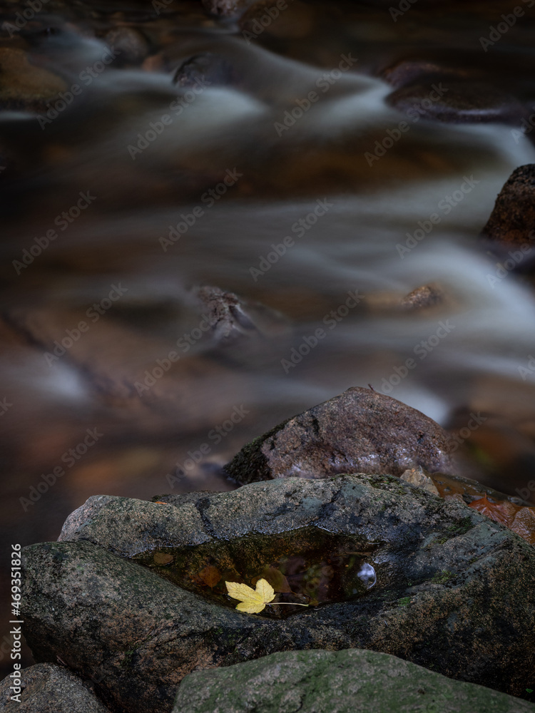 Waterfall on river Ilse in forest Harz, Germany Waterfall on river Ilse in forest Harz, Germany